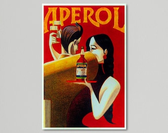 Vintage Food & Drink Poster - Aperol