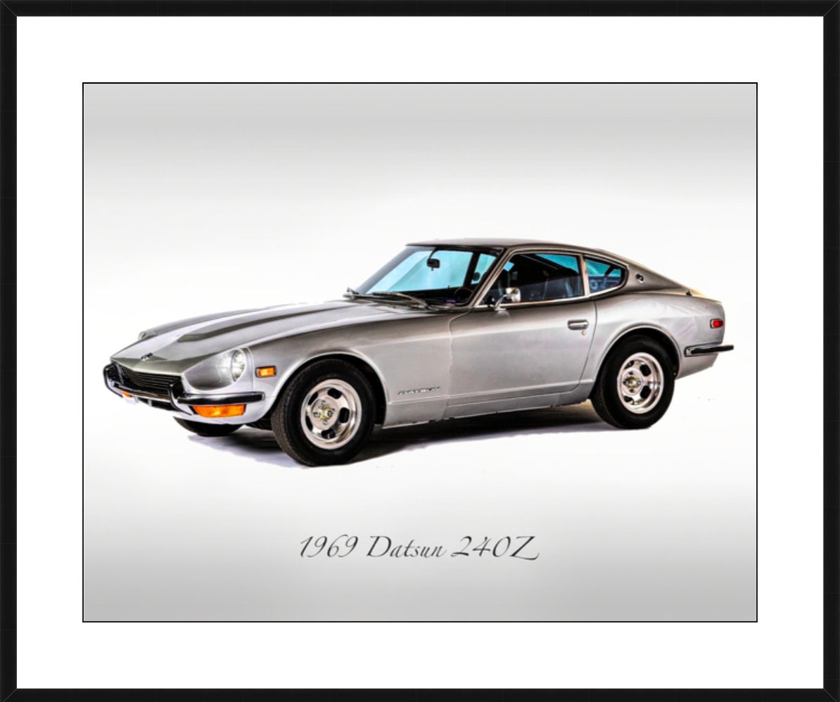 Classic Cars - 1969 Datsun 240Z (Nissan 240Z) - Print - Etsy 日本
