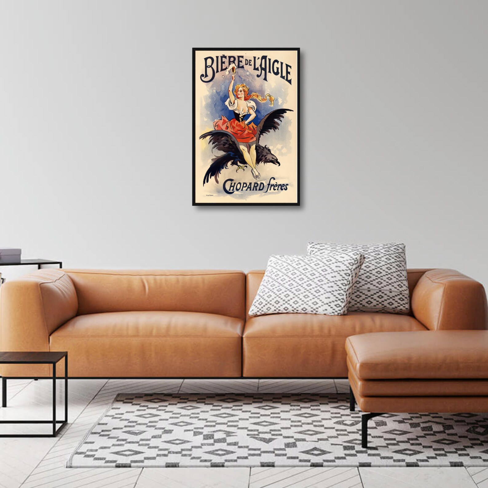 Vintage Beer Poster, Bière De L'aigle Chopard Frères - Etsy