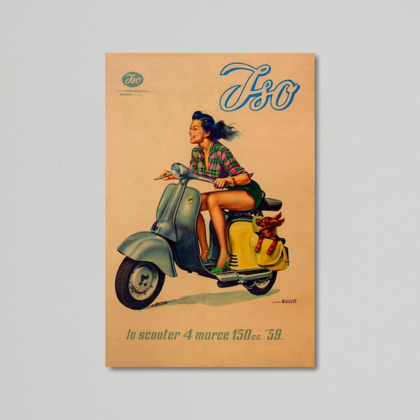 Scooter Posters Etsy