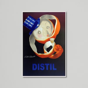 Vintage Food & Drink Poster - Distil by A.L. Mauzan