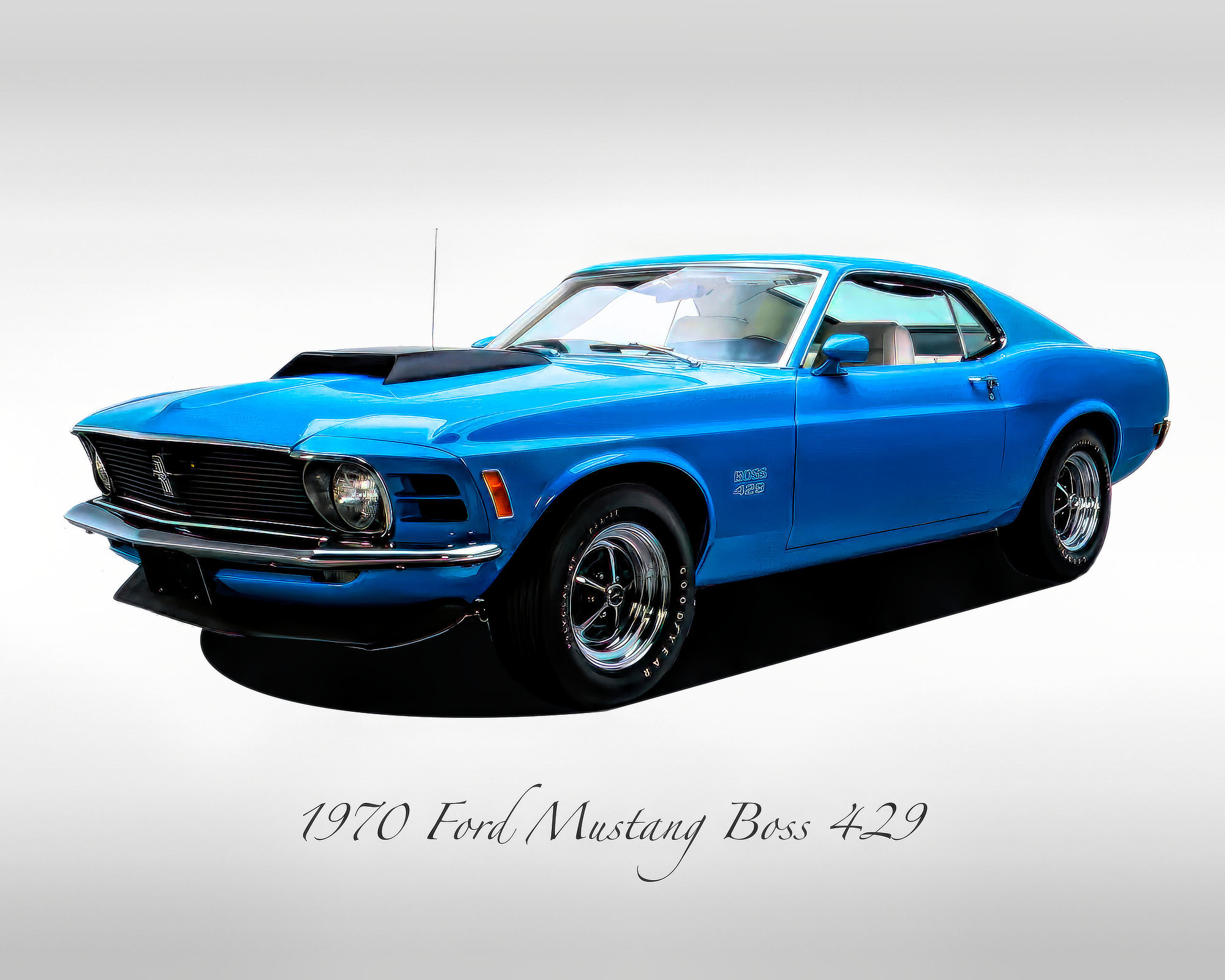Miniature Ertl American Muscle 1/18 - Ford Mustang 1970 Boss 429, Collection