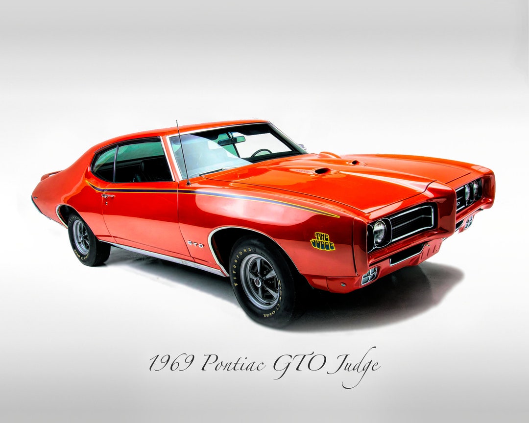 Classic Cars - 1969 Pontiac GTO Judge - Print - Etsy 日本