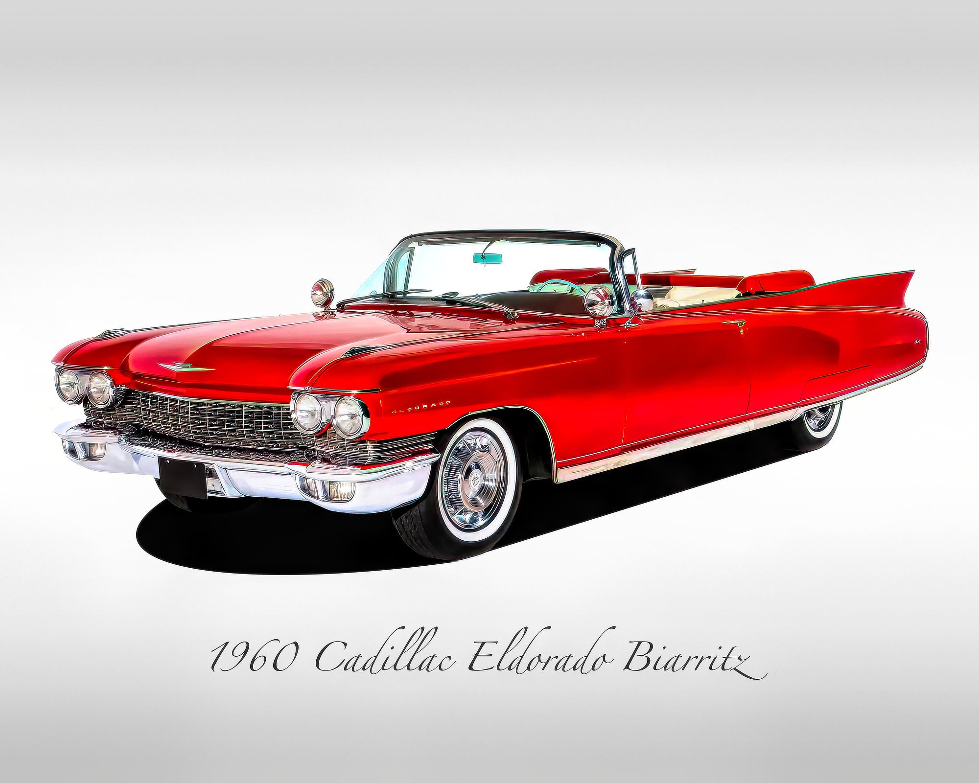 Classic Cars - 1960 Cadillac Eldorado Barritz - Print - Etsy