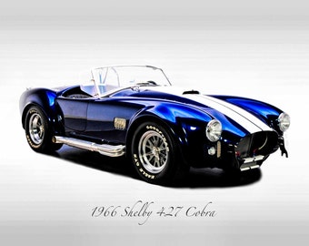 Classic Cars - 1966 Shelby 427 Cobra - Print