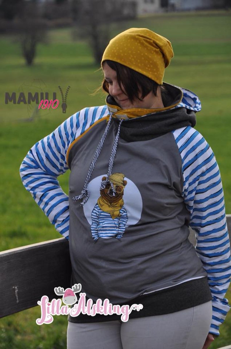 Raglan-Hoodie Kaja Gr. 32-50 Bild 6