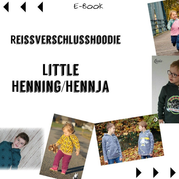 E-Book Hoodie Little Hennja / Henning Size 80-158