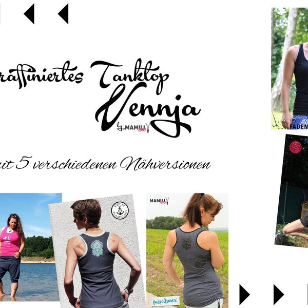 sophisticated tank top Vennja size. 32 - 50