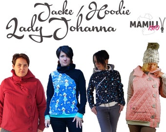 E-Book Lady Johanna (Sweat) Jacket / Hoodie Size 32-50