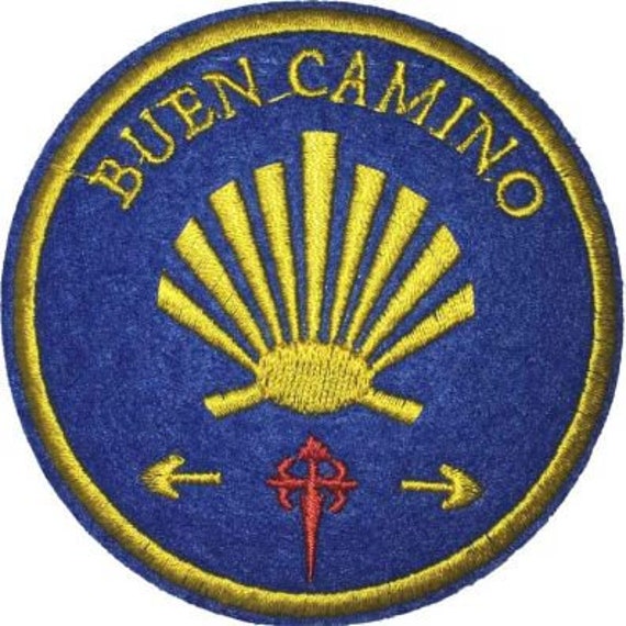 Camino de Santiago Patch Backpack Patch Pilgrim Don/'t Dream away your Life Live your dreams Cathedral of Santiago Arrow Cross
