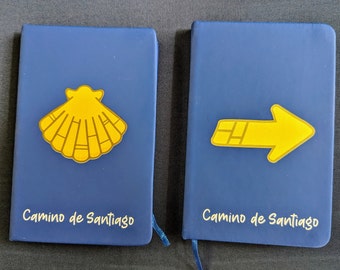 Diario del Camino de Santiago / Cuaderno / Diario de viaje / Bocetos / Números de teléfono / Direcciones / Recuerdos / Páginas en blanco / Concha o Flecha