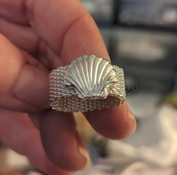 Sterling Silver Scallop Shell Ring Camino De Santiago Pilgrim