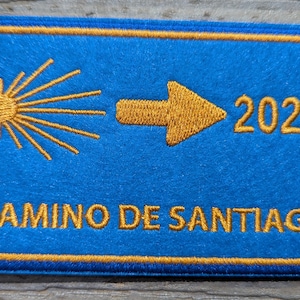 2025 Camino de Santiago Patch / The Way/ St James / Backpack / Embroidered / Iron On