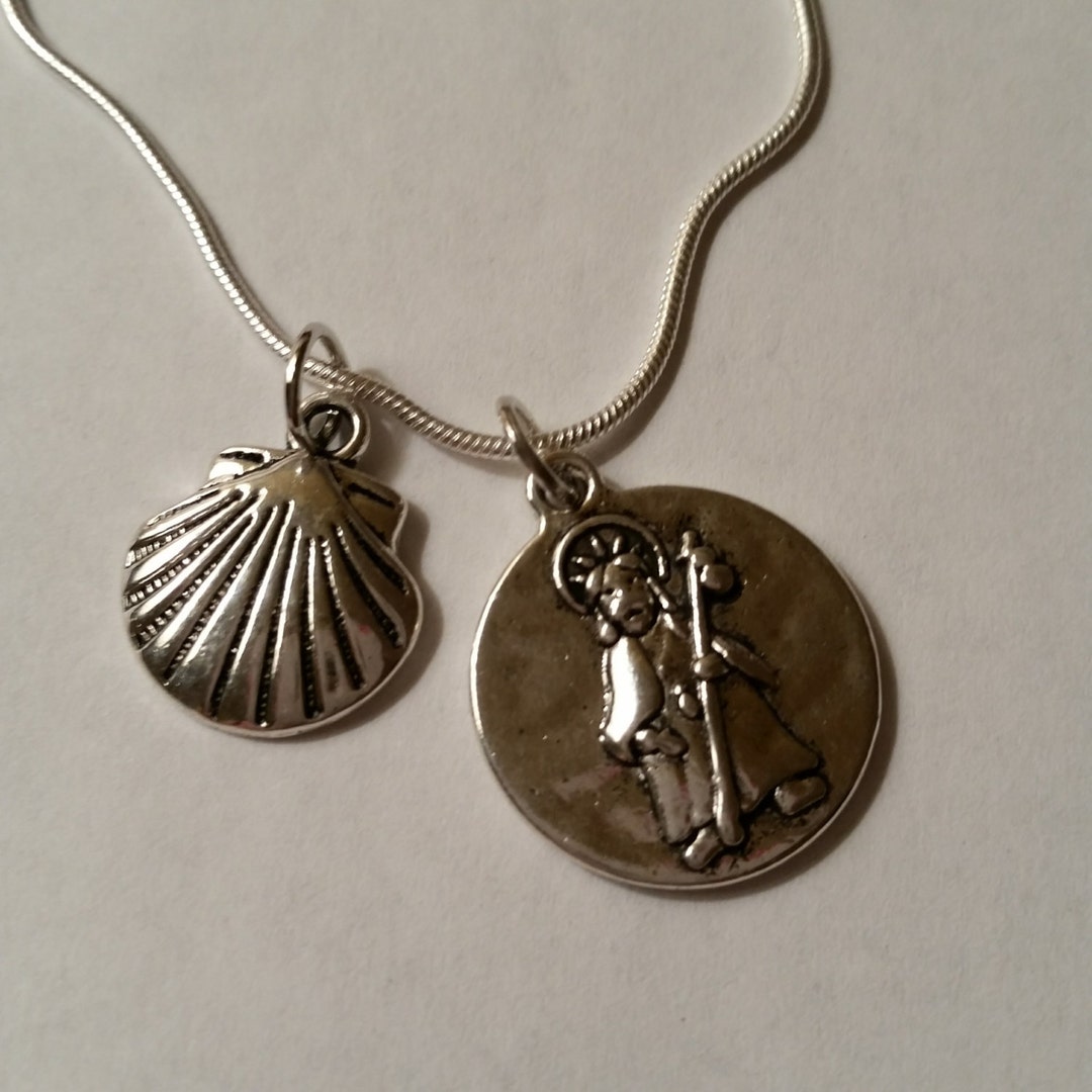 Camino De Santiago Prayer/pilgrim/prayer Blessing With Scallop Shell St