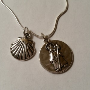 Camino de Santiago Prayer/Pilgrim/Prayer  Blessing with Scallop Shell -- St James/ pilgrim