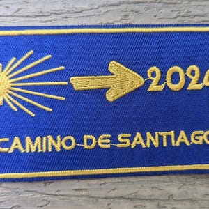 Patch Caminho de Santiago 2024 / Peregrino / Caminho de Santiago / Caminho / Patch mochila