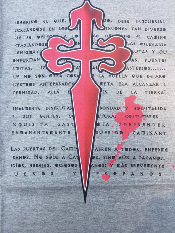 Camino De Santiago T Shirt / Cross / St James / Pilgrim / St - Etsy