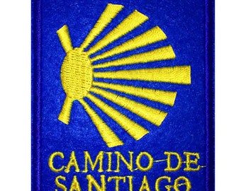 Camino de Santiago Stern Aufnäher / Der Weg / Rucksack / Pilger / St James