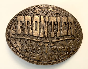 Vintage Gürtelschnalle Frontier Hotel Las Vegas