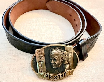 Vintage Genuine Leather Studded Belt RL Denim & Supply Ralph