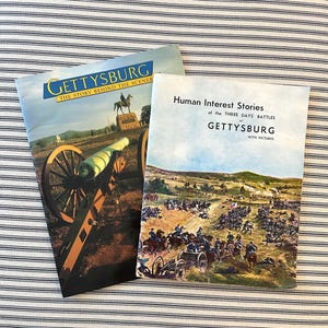 Gettysburg PA 2 Books Soft Cover Human Interest & Stories behind the Scenery
