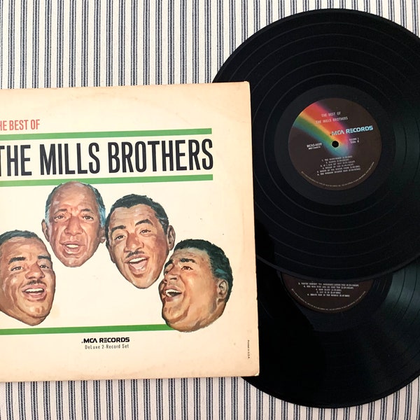 Best of The Mills Brothers Double Vinyl LP Albums in Mint Condition