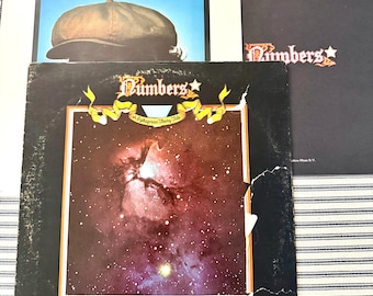 Álbum de vinilo LP Numbers de Cat Stevens, 1975, AM Records, con libreto ilustrado.