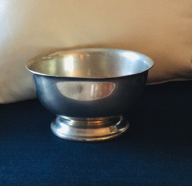 Vintage Woodbury Pewter Revere Bowl 8 Satin Finish Etsy