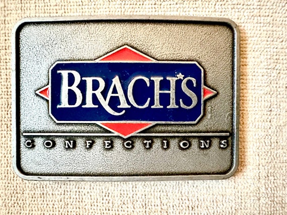 Vintage Brach's Convections Belt Buckle Candy Bel… - image 1