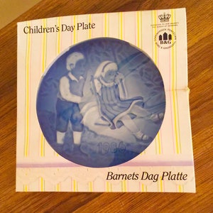 Childrens Day Plate Bing and Grondahl - Etsy