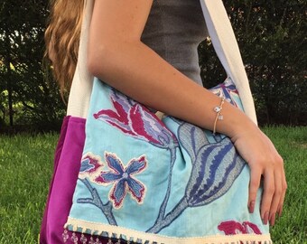 Hand made crossbody bag