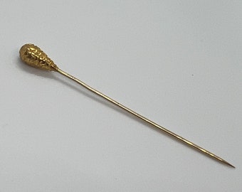 Antique Victorian 14k Ornate Stick Pin