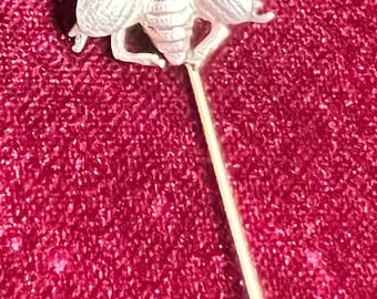 Vintage Gorham Sterling Silver Bee Wasp Brooch Stick Pin