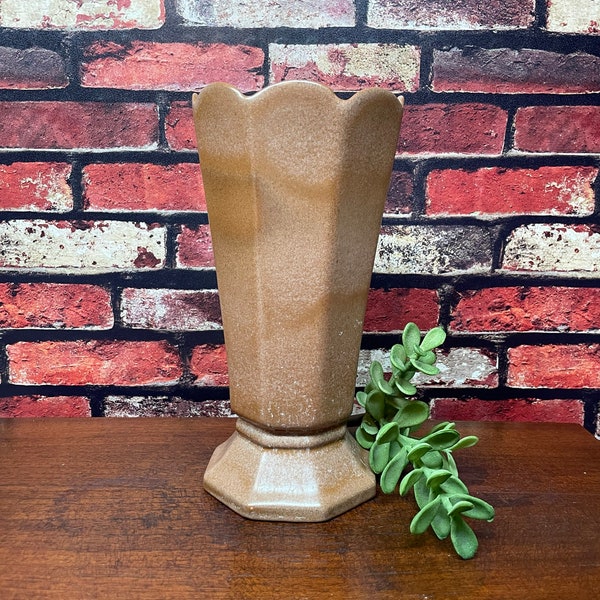 Brown Frankoma Vase