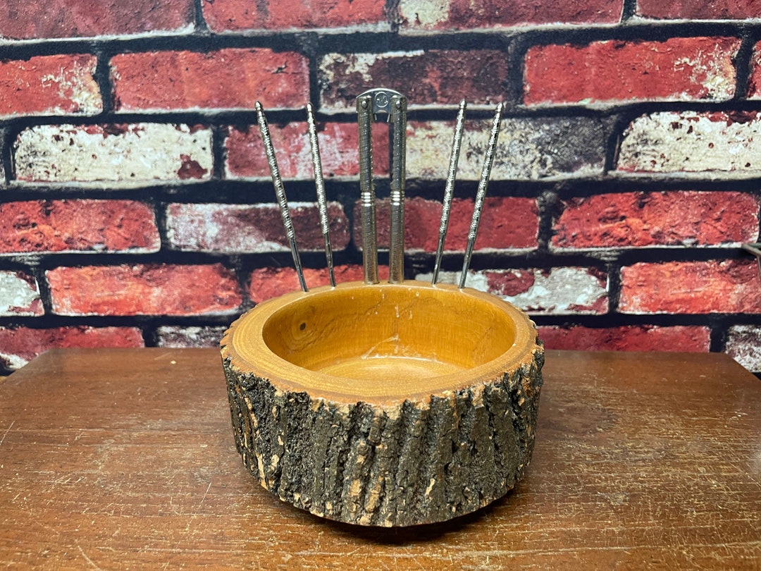 Tree Bark Nutcracker Bowl Etsy