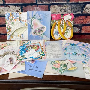 Lot of Vintage Wedding Cards