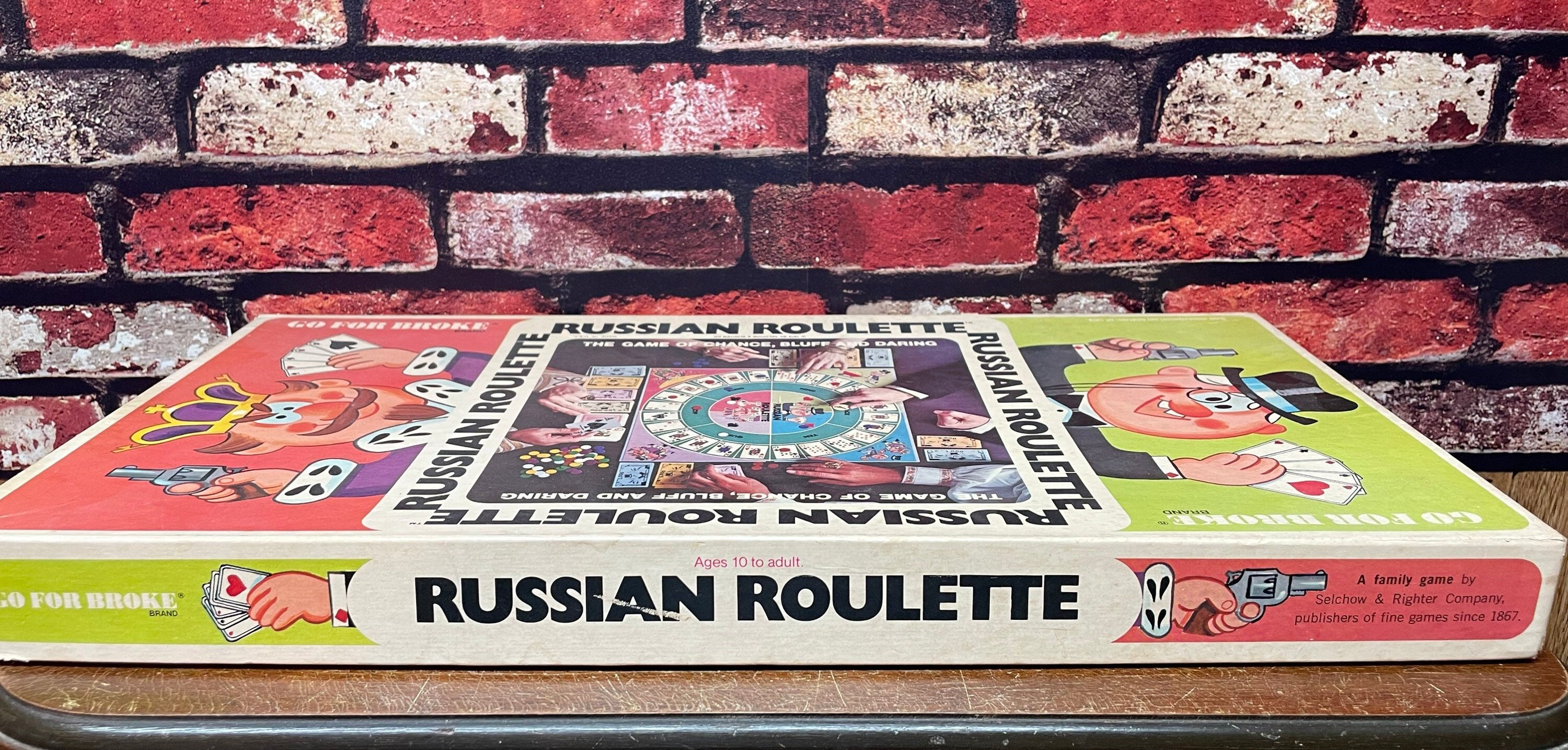 Russian Roulette Vintage 1975 Complete Board Game Great Condition