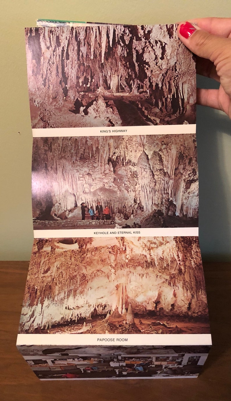 Carlsbad Caverns Postcard Fold Out Booklet