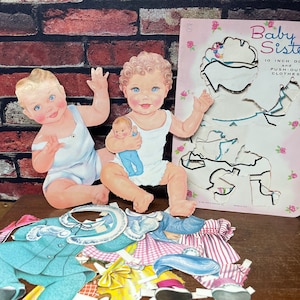 Lot of Vintage Paper Dolls from 1963