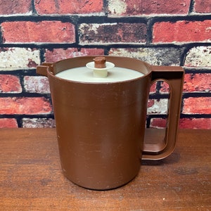 Tupperware Pitcher in Brown