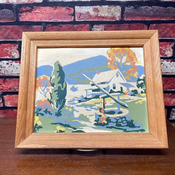 Vintage Paint by Number Etsy