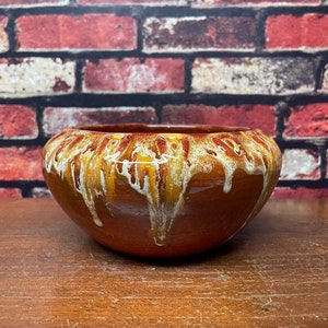 Cherokee Drip Glaze Planter