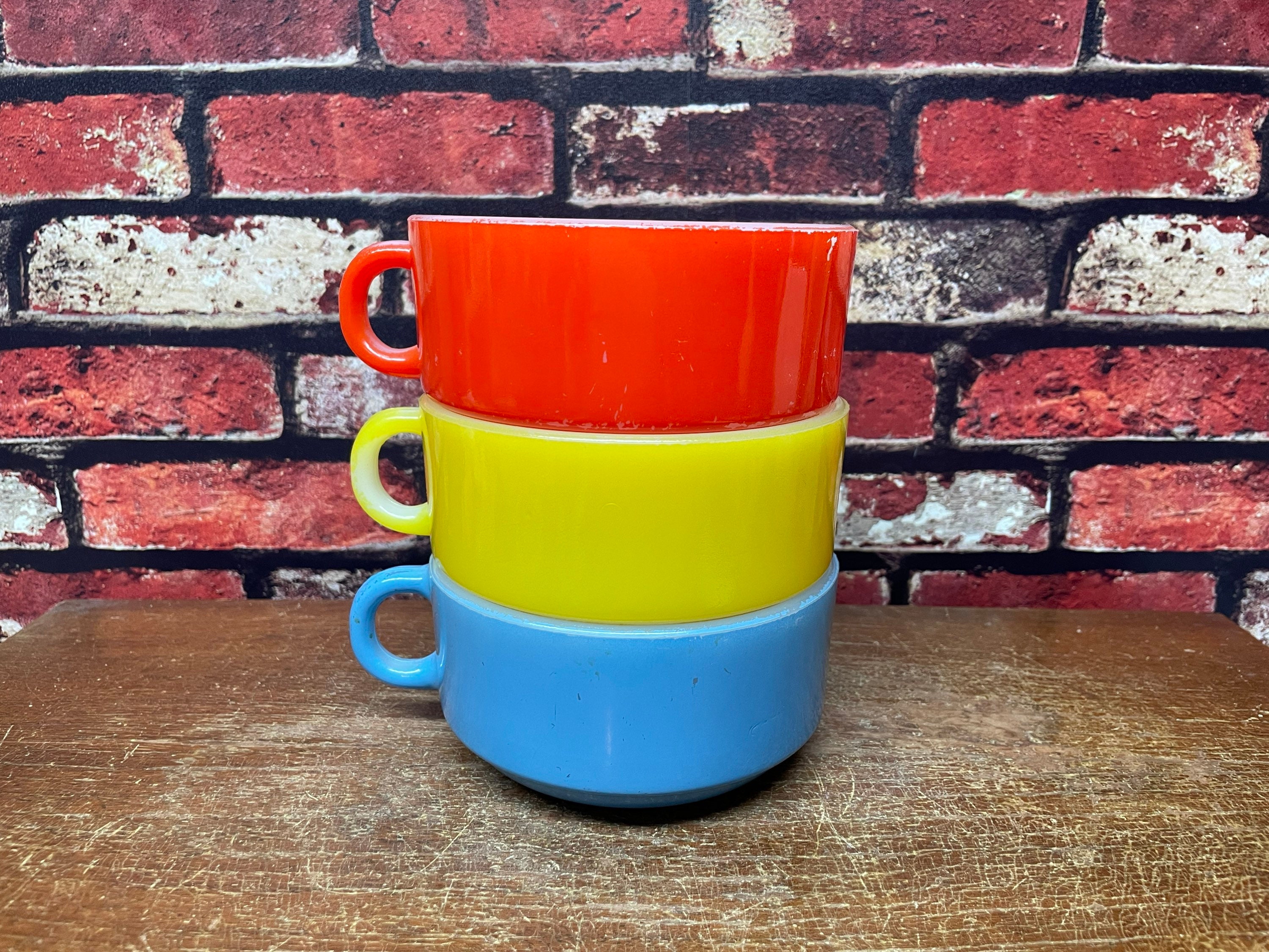 Glasbake Square Mugs - Etsy