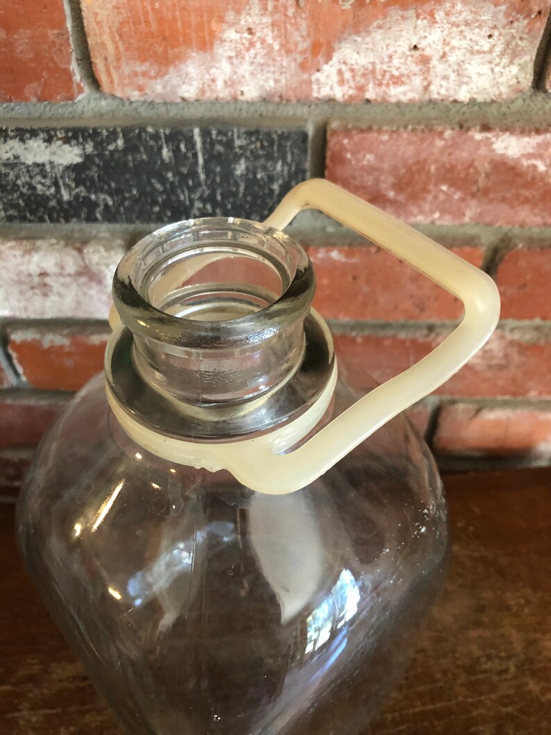 One Gallon Glass Milk Jug Etsy