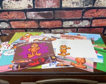 Vintage 1978 Garfield Artist Card by Jim Davis - Félicitations