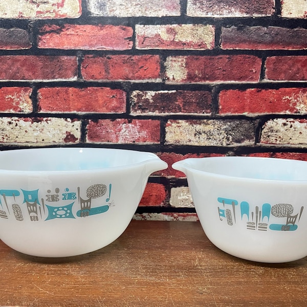 Fire King Blue Heaven Mixing Bowls-Priced Individually