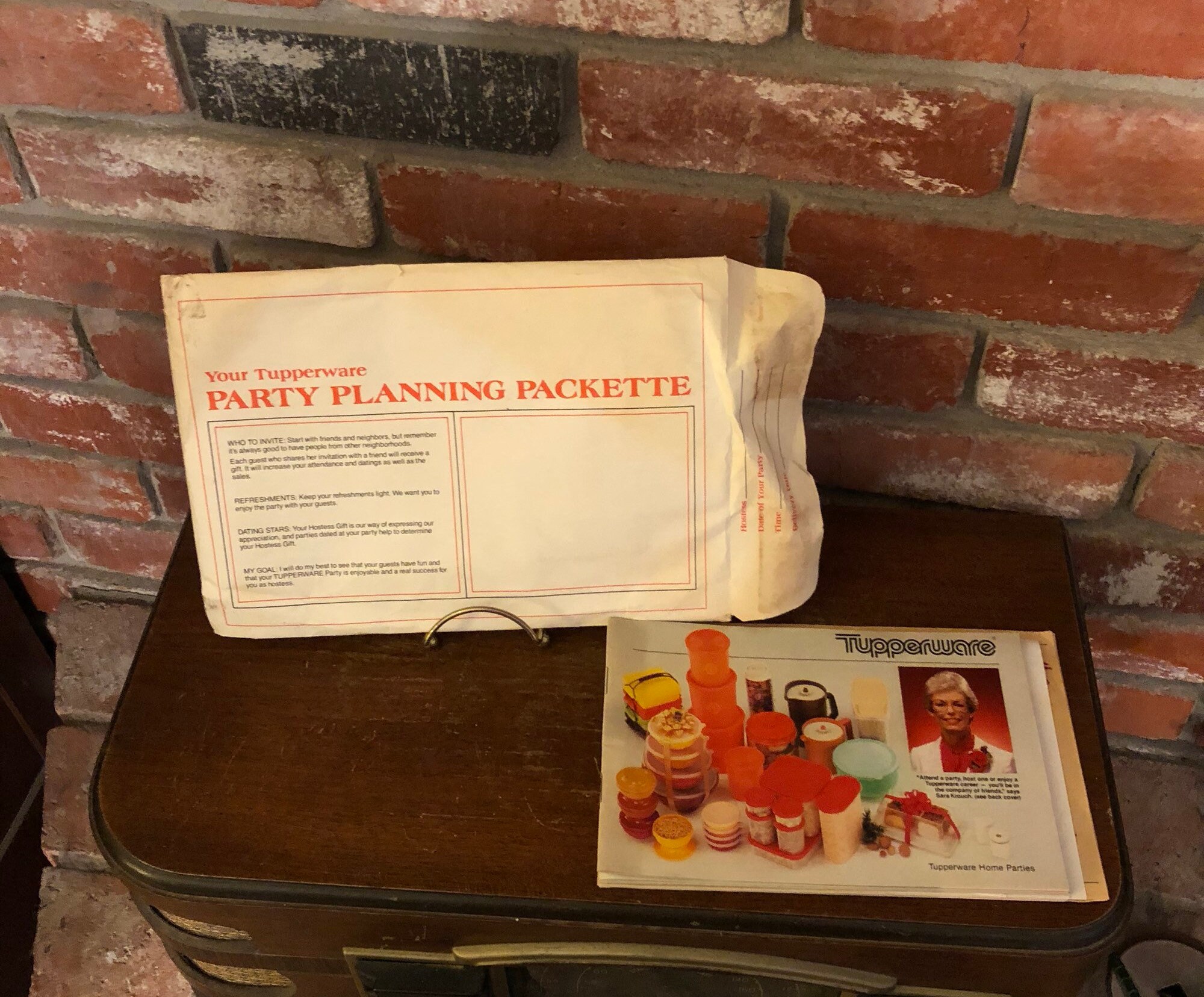 tupperware planning packet from 1983 etsy tupperware party invitation