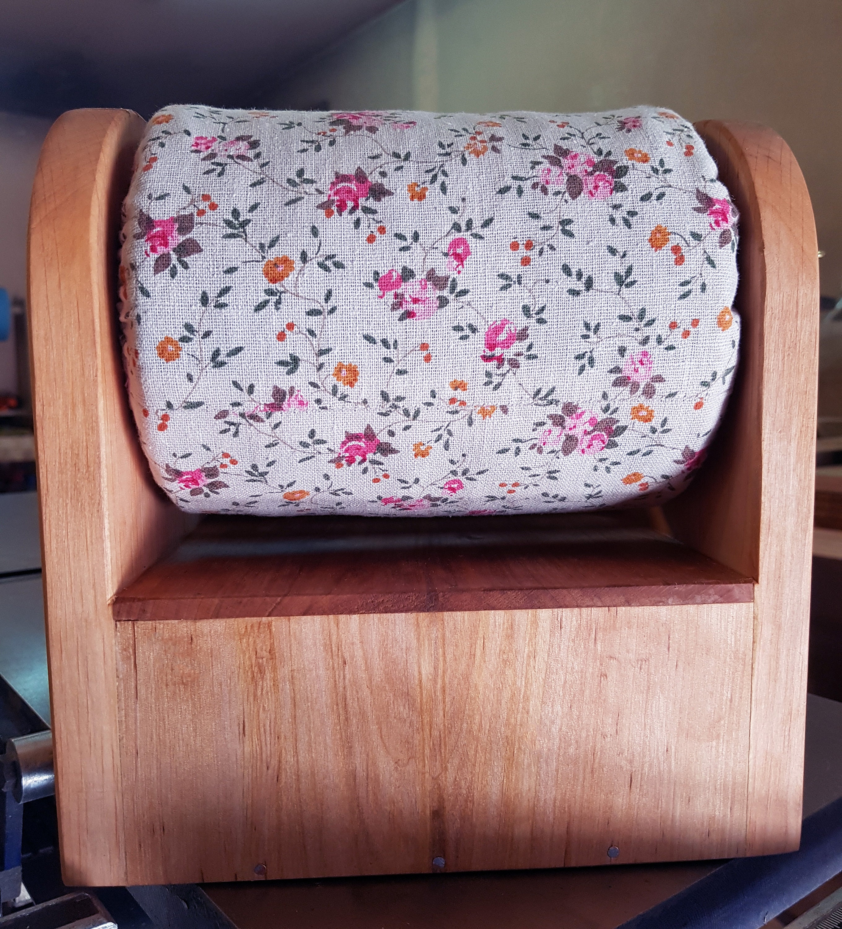 Bobbin lace pillow with box lacemaking natural wood Etsy