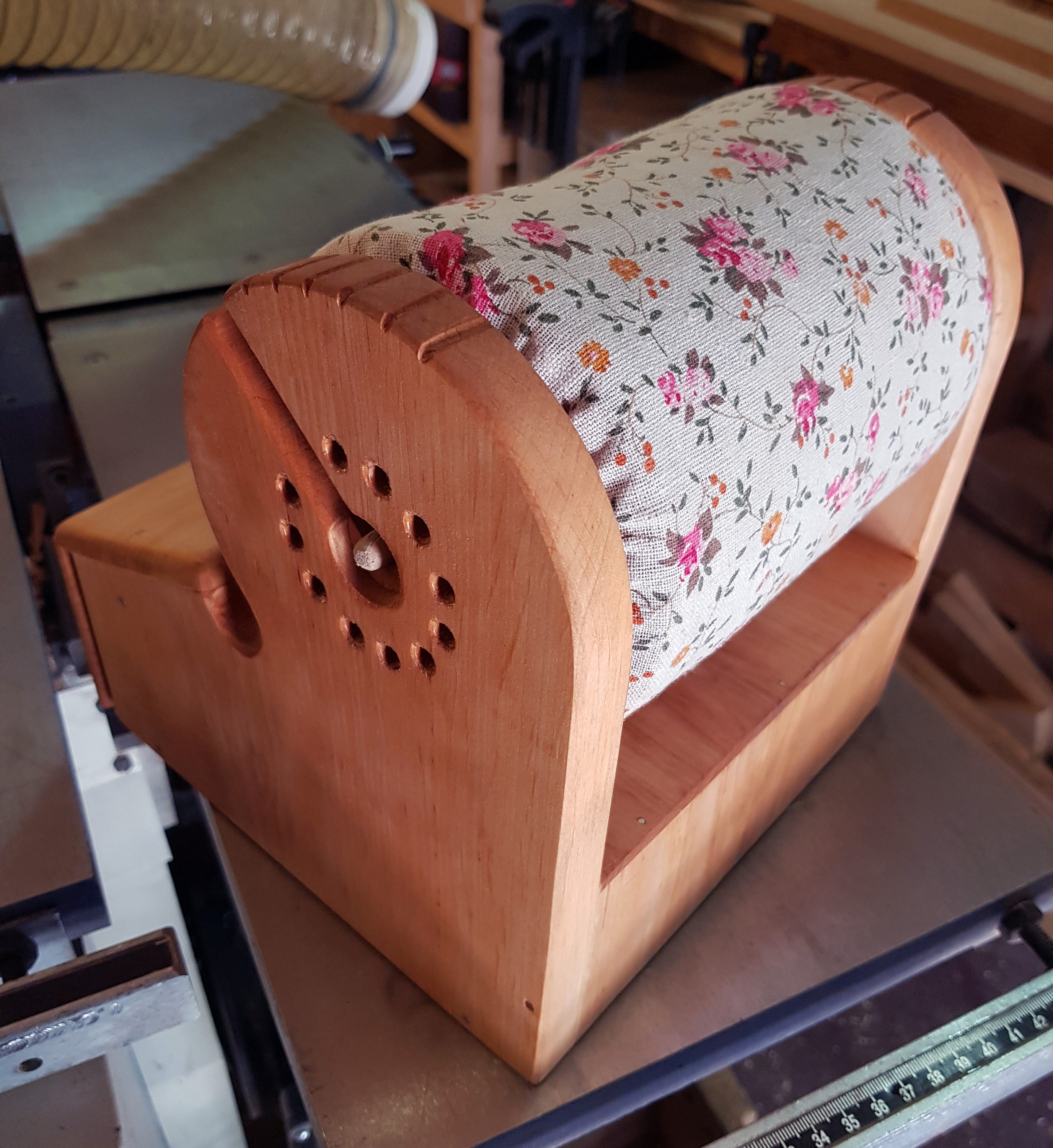 Bobbin lace pillow with box lacemaking natural wood Etsy