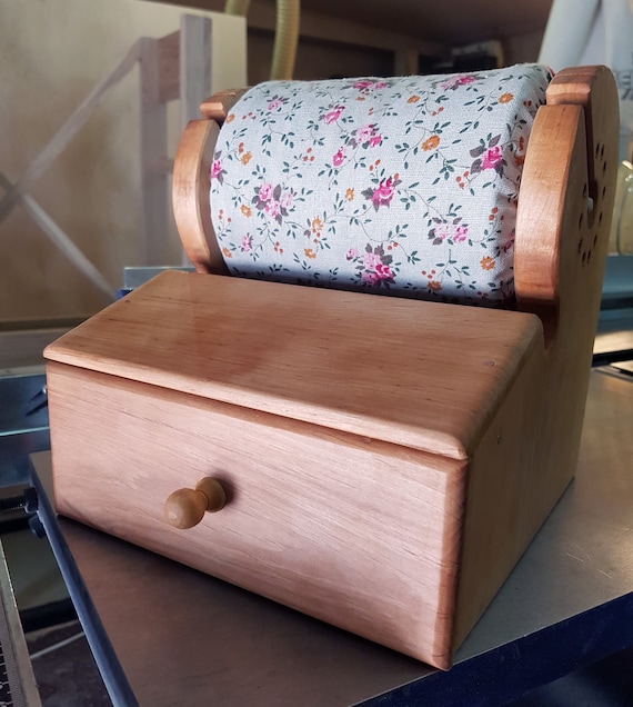 Bobbin lace pillow with box lacemaking natural wood Etsy